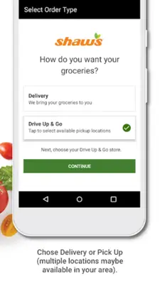 Shaw's Delivery & Pick Up android App screenshot 0